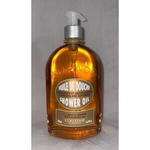 L'Occitane Almond Shower Oil Cleansing, Softening 16.9 oz